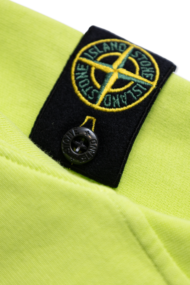 Stone Island Junior Sweatshirt mit Logo-Patch