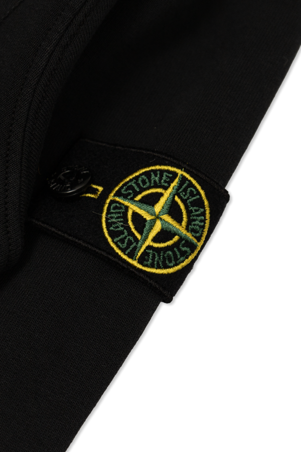 Stone Island Junior Sweatshirt with logo patch