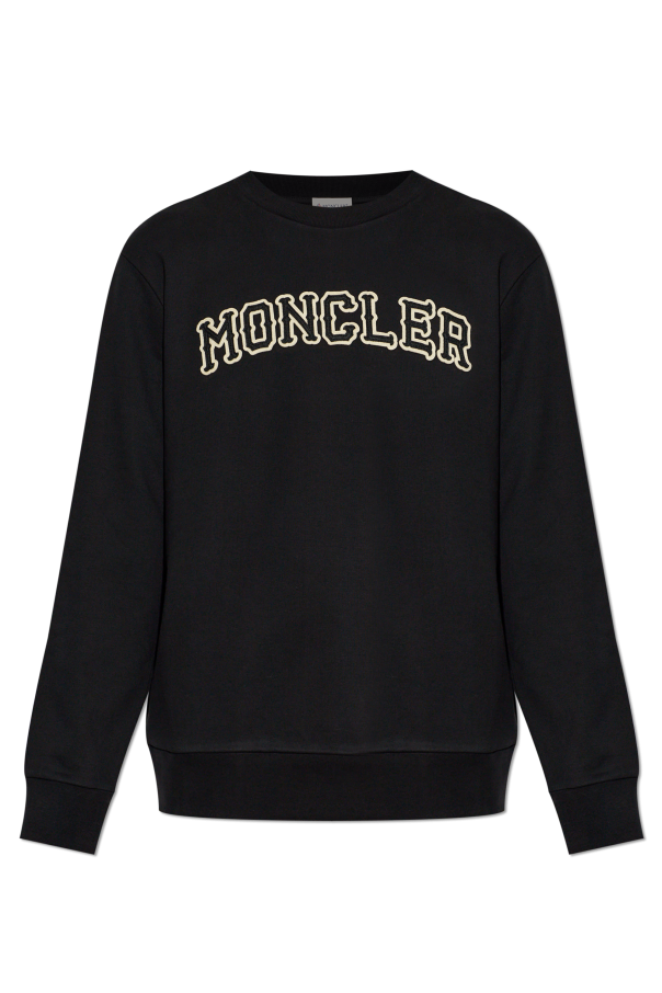 Sweatshirt with embroidered logo od Moncler