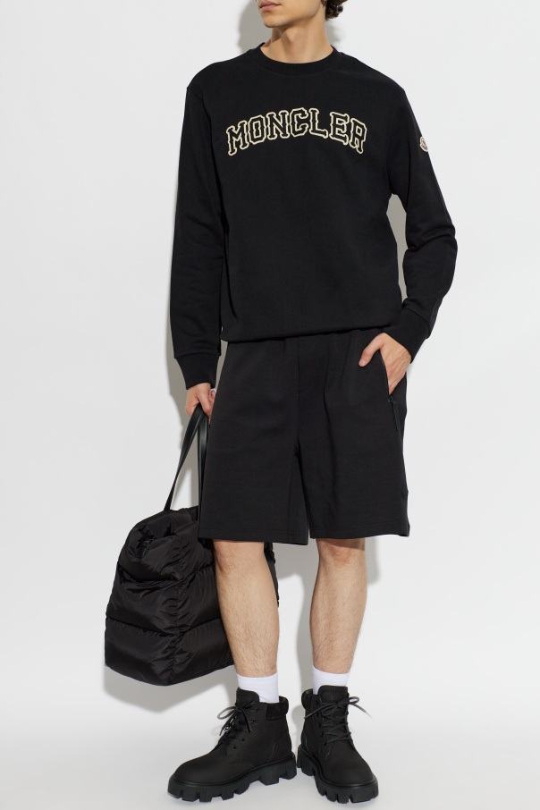 Moncler Sudadera con logo bordado