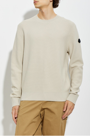 Moncler Sweater with logo patch