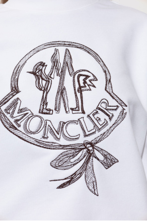 Moncler Sweatshirt mit aufgesticktem Logo