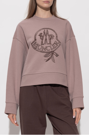 Moncler Sweatshirt mit gesticktem Logo