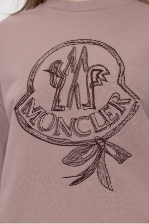Moncler Sweatshirt mit gesticktem Logo