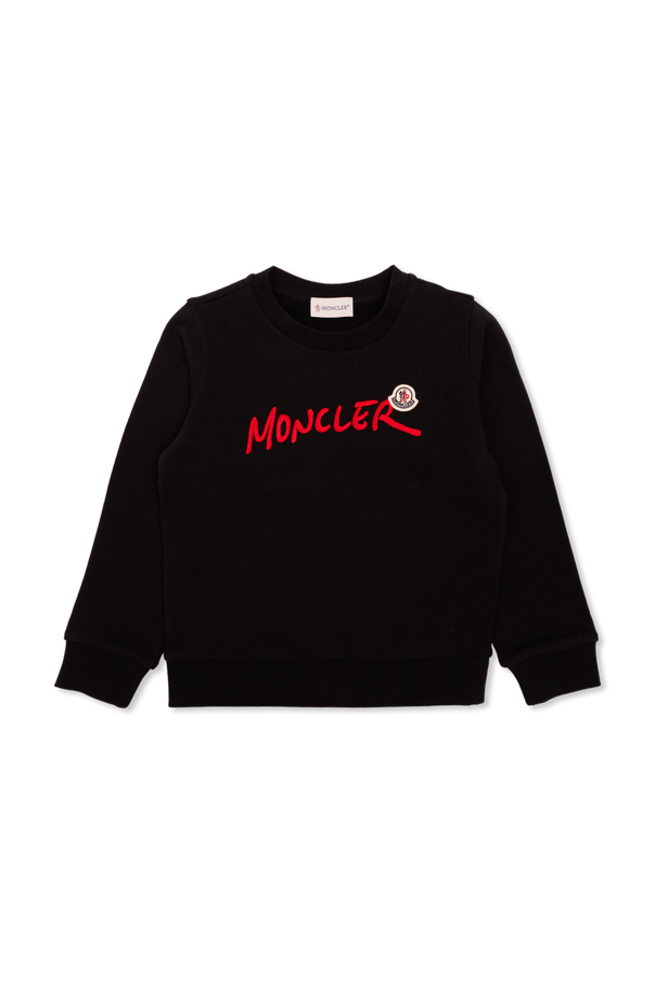 Sweatshirt with embroidered logo od Moncler Enfant