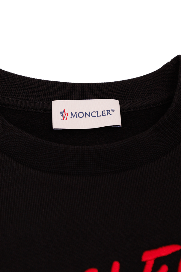 Moncler Enfant Sweatshirt with embroidered logo
