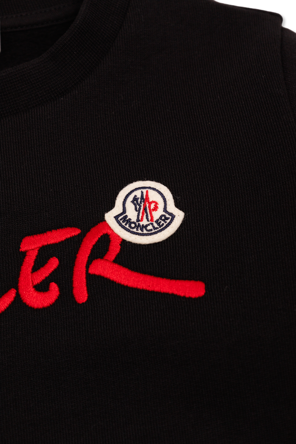 Moncler Enfant Sweatshirt with embroidered logo