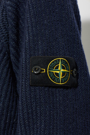 Stone Island Cárdigan de cachemira con capucha