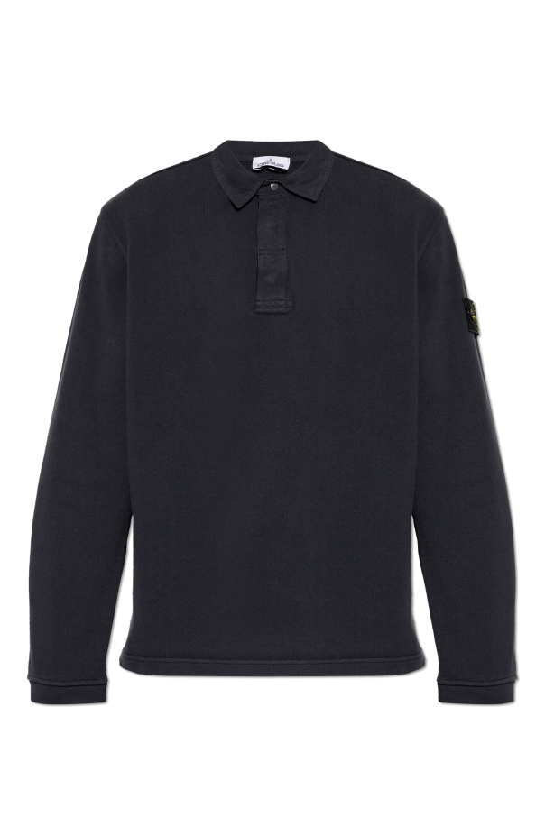 Sweatshirt with logo patch od Stone Island
