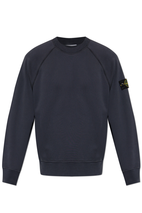 Sweatshirt with logo patch od Stone Island