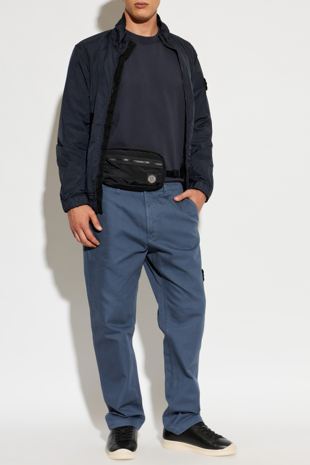Stone Island Sudadera con parche de logo