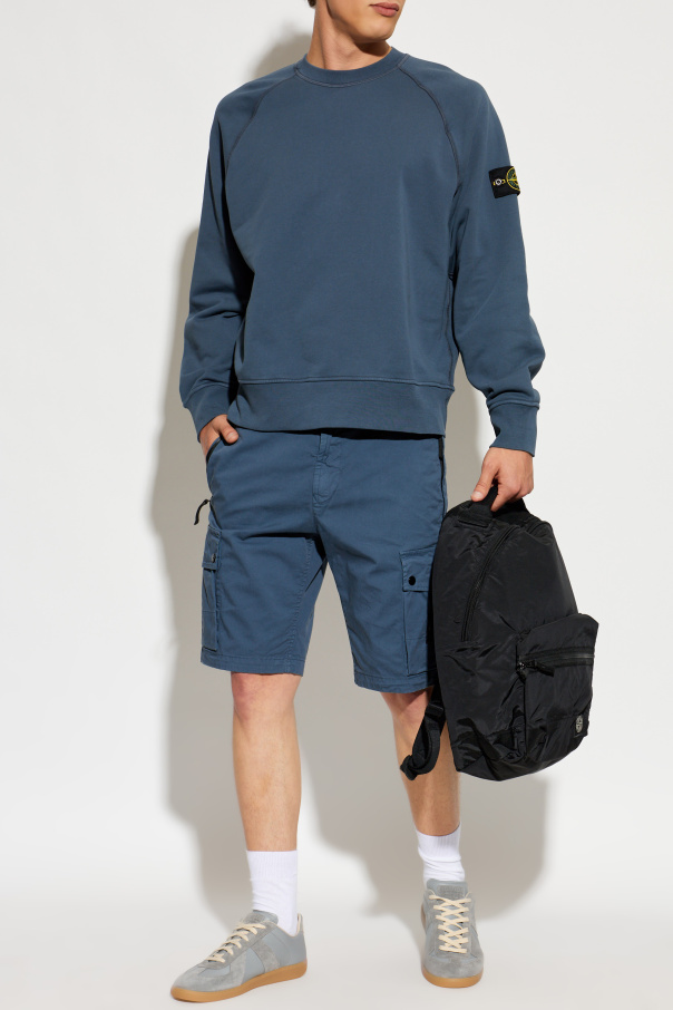 Stone Island Sweatshirt with logo patch