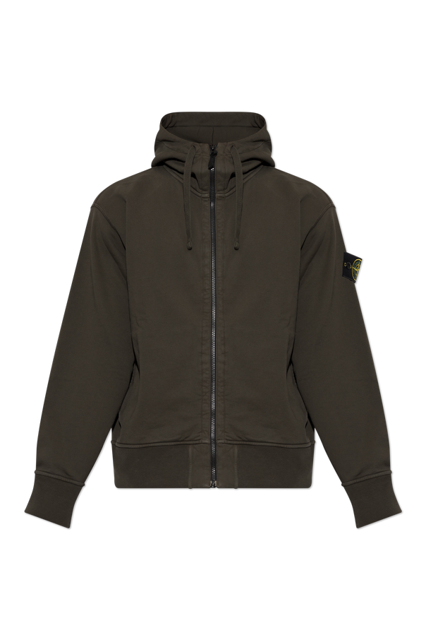Sweatshirt with logo patch od Stone Island
