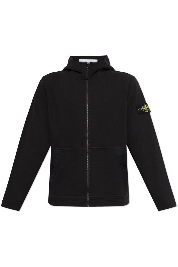 Sweatshirt with logo patch od Stone Island