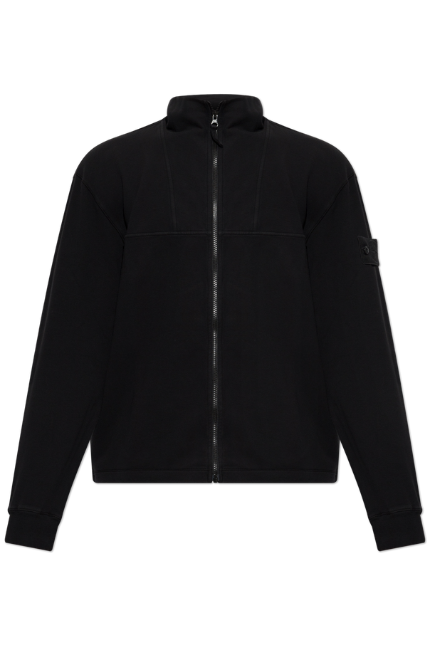 Sweatshirt with logo patch od Stone Island