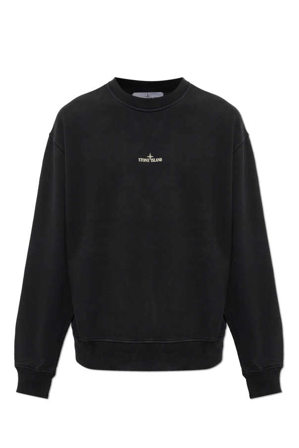 Sweatshirt with printed logo od Stone Island