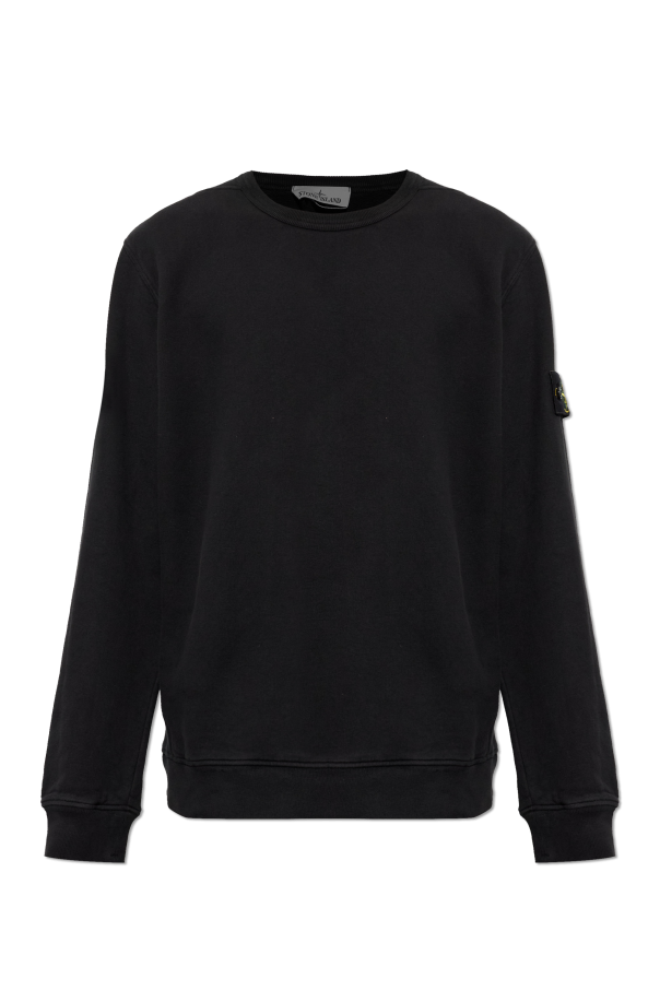 Sweatshirt with logo patch od Stone Island
