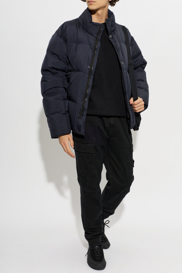 Stone Island Sweatshirt com aplicação de logótipo