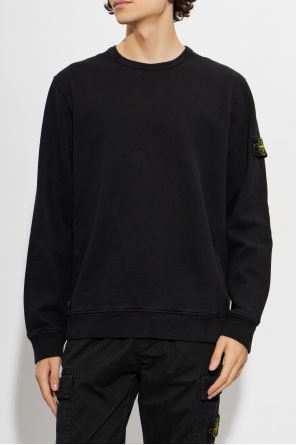 Stone Island Sweatshirt com aplicação de logótipo