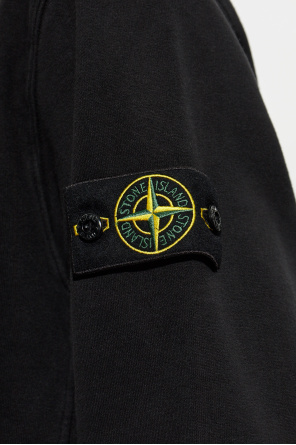 Stone Island Sweatshirt com aplicação de logótipo