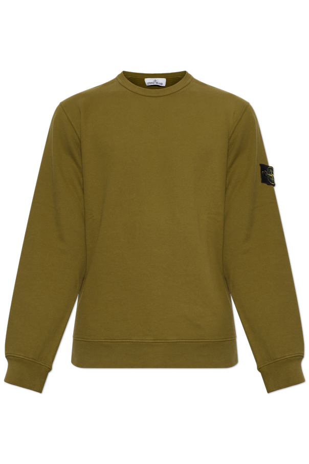 Sweatshirt with logo patch od Stone Island
