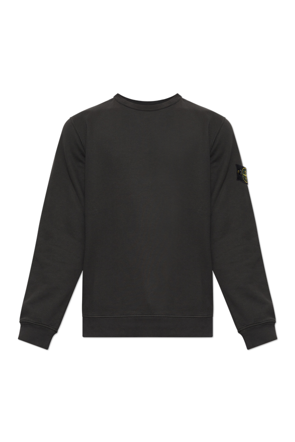 Sweatshirt with logo patch od Stone Island