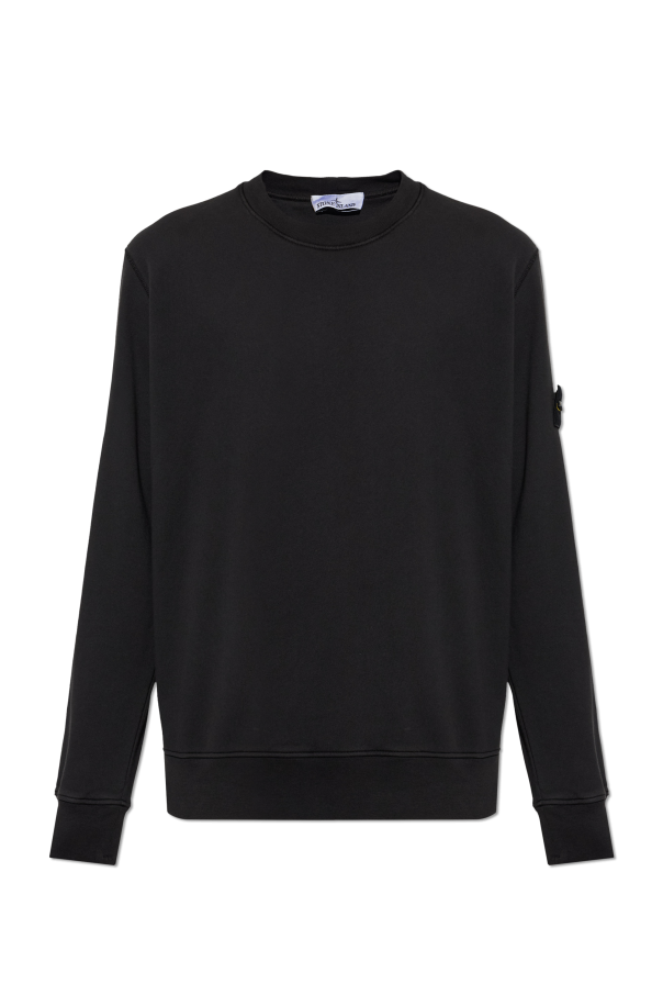 Sweatshirt with logo patch od Stone Island