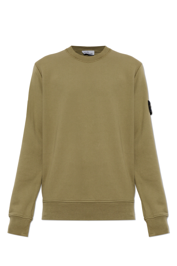Sweatshirt with logo patch od Stone Island
