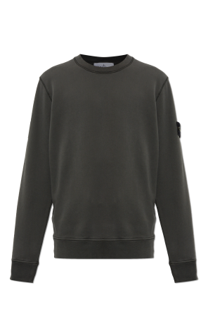 Sweatshirt with a patch on the sleeve
