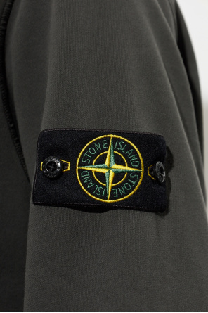 Stone Island Sweatshirt com remendo na manga