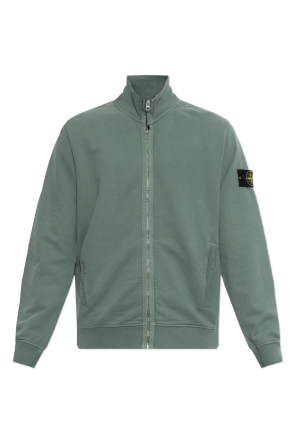 Sweatshirt with a stand-up collar