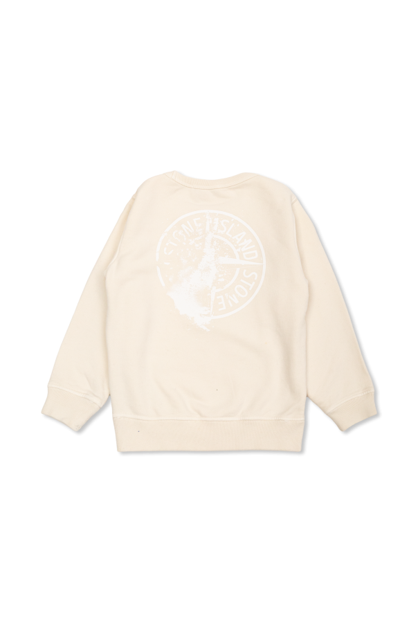 Stone Island Junior Bluza z nadrukowanym logo