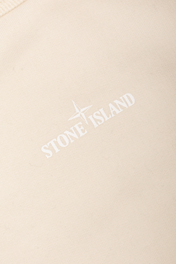 Stone Island Junior Bluza z nadrukowanym logo