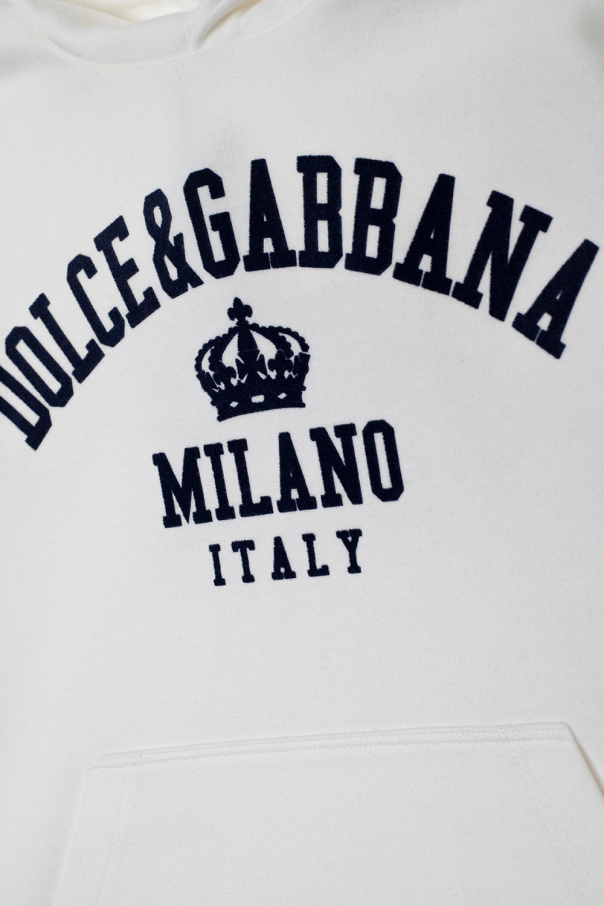 Dolce & Gabbana Kids Dolce & Gabbana DG logo leather tote bag