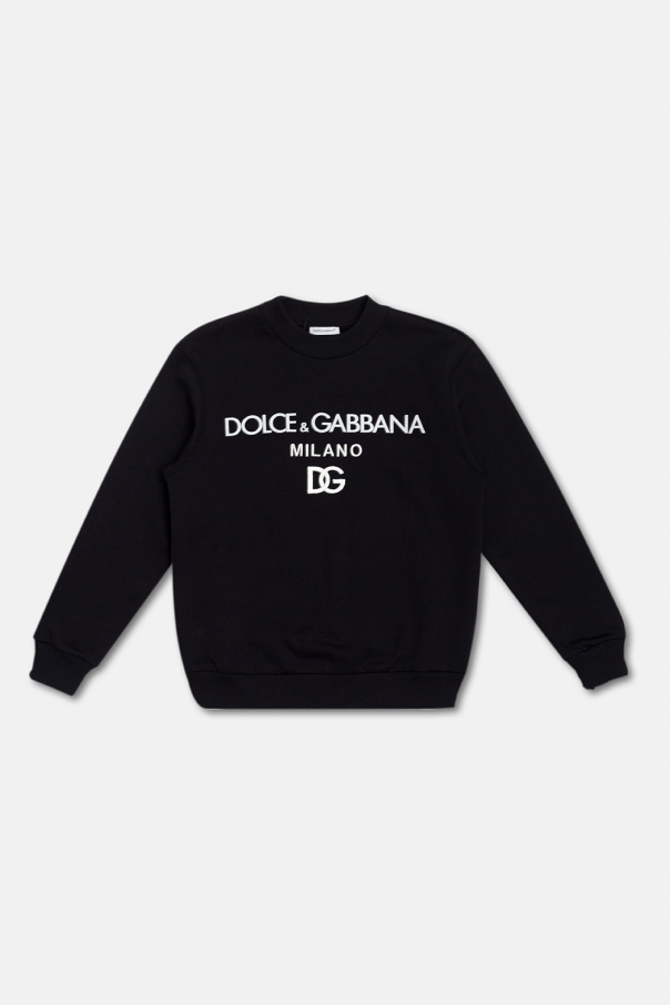 Sweatshirt with logo od Dolce & Gabbana Kids