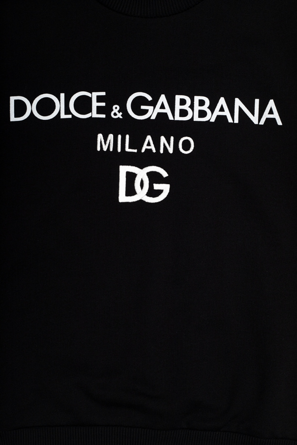 Dolce & Gabbana Kids Dolce & Gabbana dancing character-embroidered T-shirt