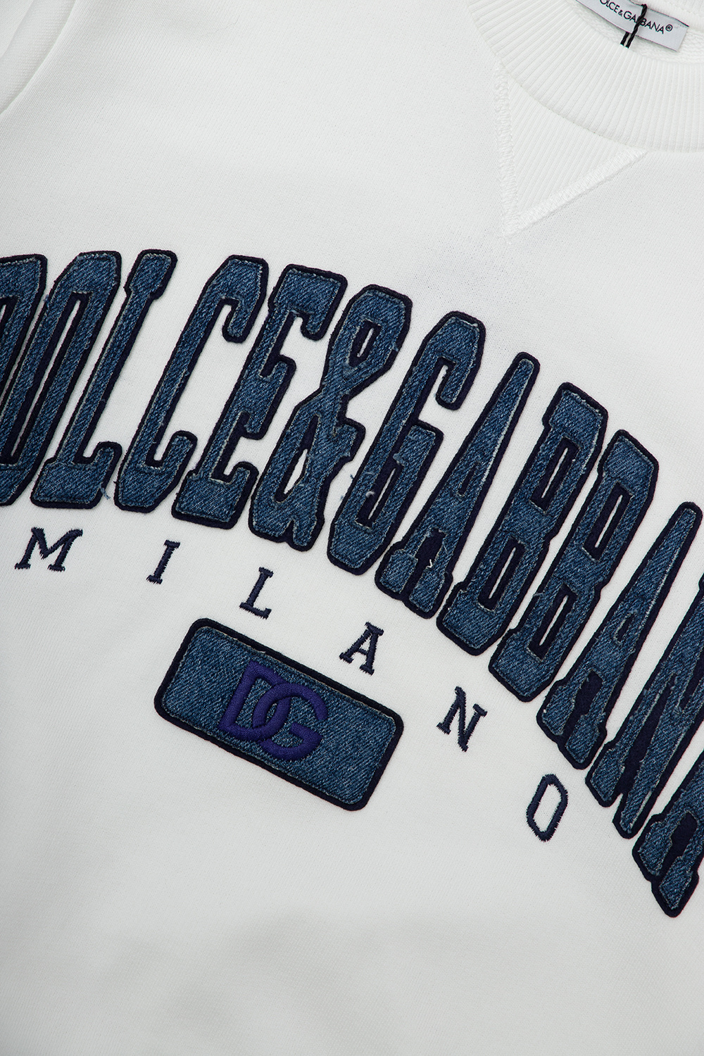 Dolce & Gabbana Kids cotton logo-plaque hoodie Dolce & Gabbana graphic-print cap