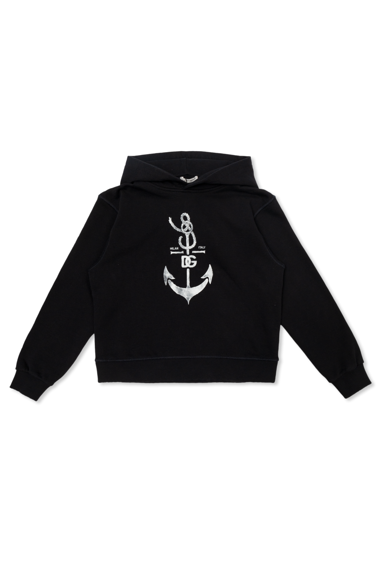 Black Sweatshirt with logo Dolce & Gabbana Kids - Vitkac GB