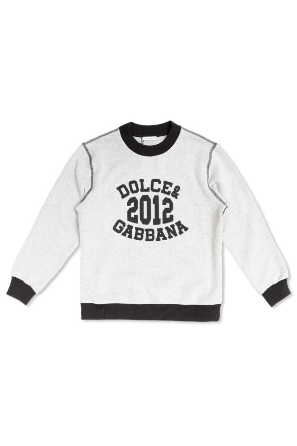 Sweatshirt with logo od Dolce & Gabbana Kids