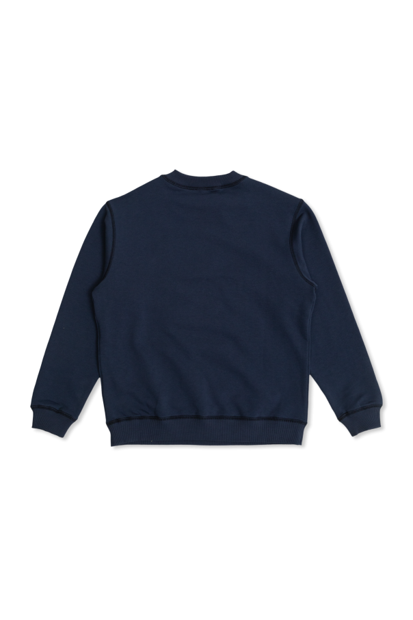 Dolce & Gabbana Kids Sudadera con logotipo en relieve