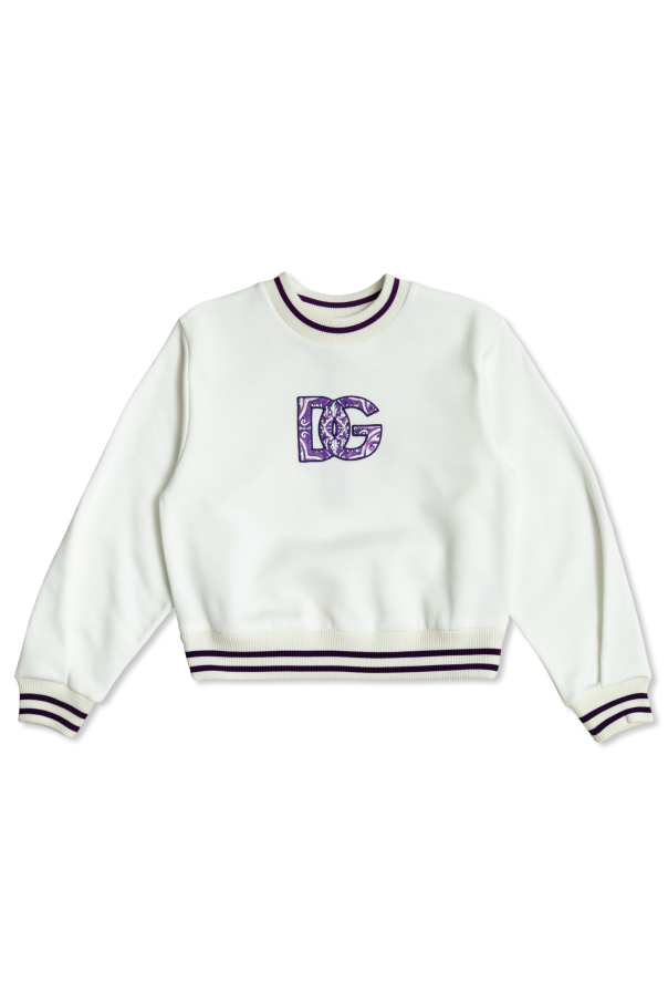 Sweatshirt with logo od Dolce & Gabbana Kids