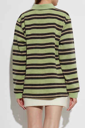 ADIDAS Originals Striped long-sleeved polo shirt