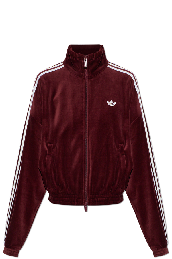 Velour sweatshirt with logo od ADIDAS Originals