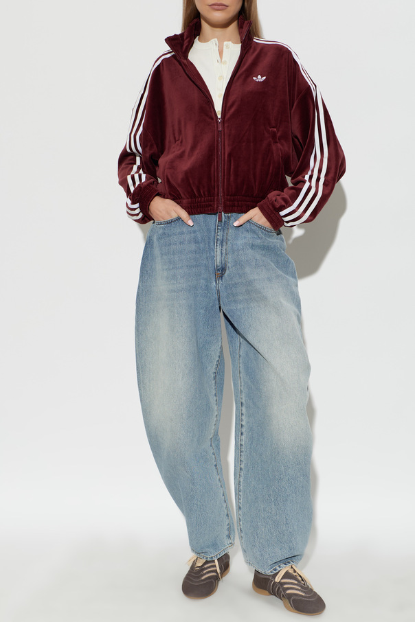 ADIDAS Originals Velour sweatshirt with logo