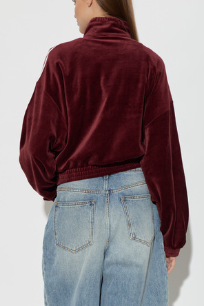 ADIDAS Originals Velour sweatshirt with logo