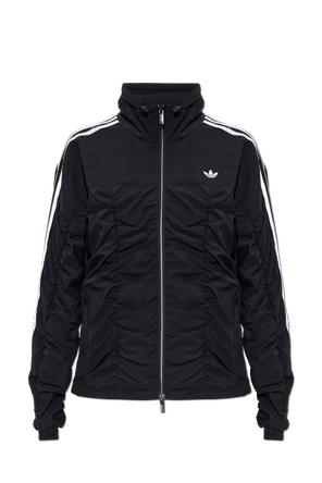 Ruched zip-up top
