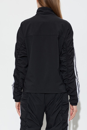 ADIDAS Originals Ruched zip-up top