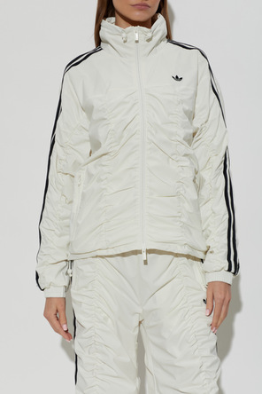 ADIDAS Originals Ruched zip-up sweatshirt