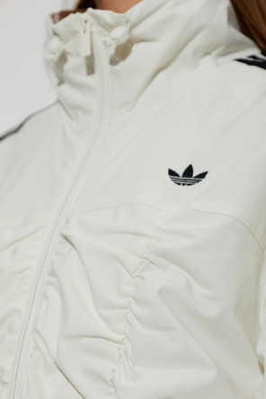 ADIDAS Originals Ruched zip-up sweatshirt