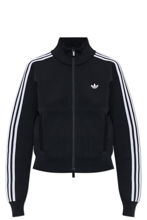 Zip-up sweatshirt with logo